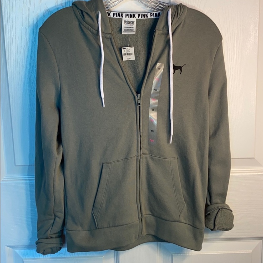 Pink zip up jacket